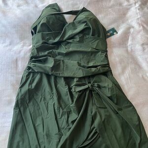 Blooming Jelly Women’s Plus Size Swim Dress One Piece Tummy Control